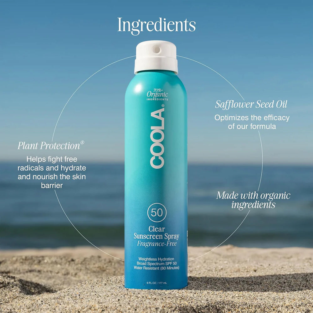 Coola Classic Body SPF50 Spray - Fragrance Free