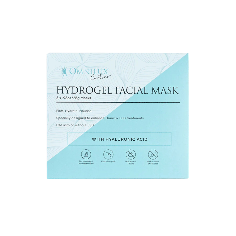 Omnilux Hydrogel Facial Mask 3 Pack
