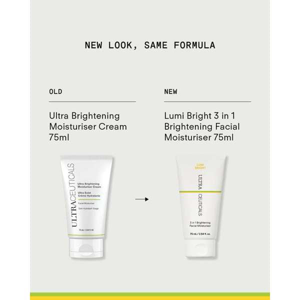Ultra Lumi Bright 3 in 1 Brightening Facial Moisturiser 75ml
