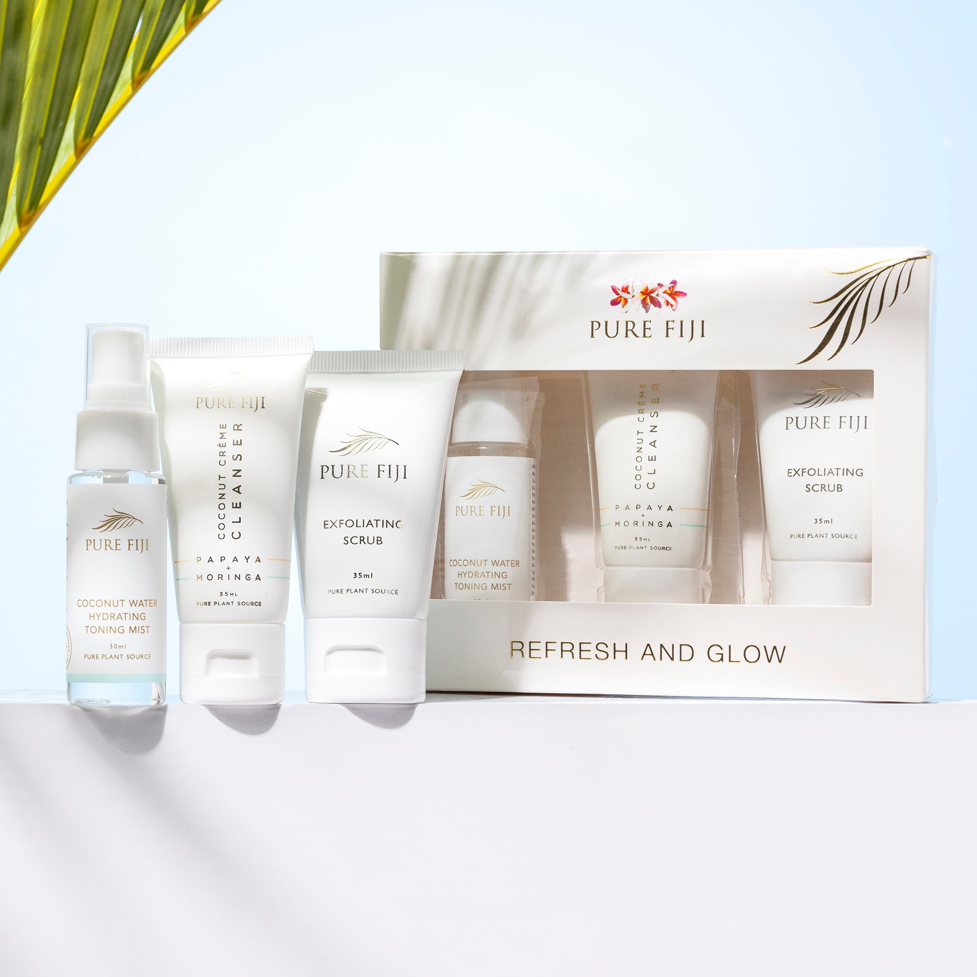 Pure Fiji Refresh & Glow Facial Set