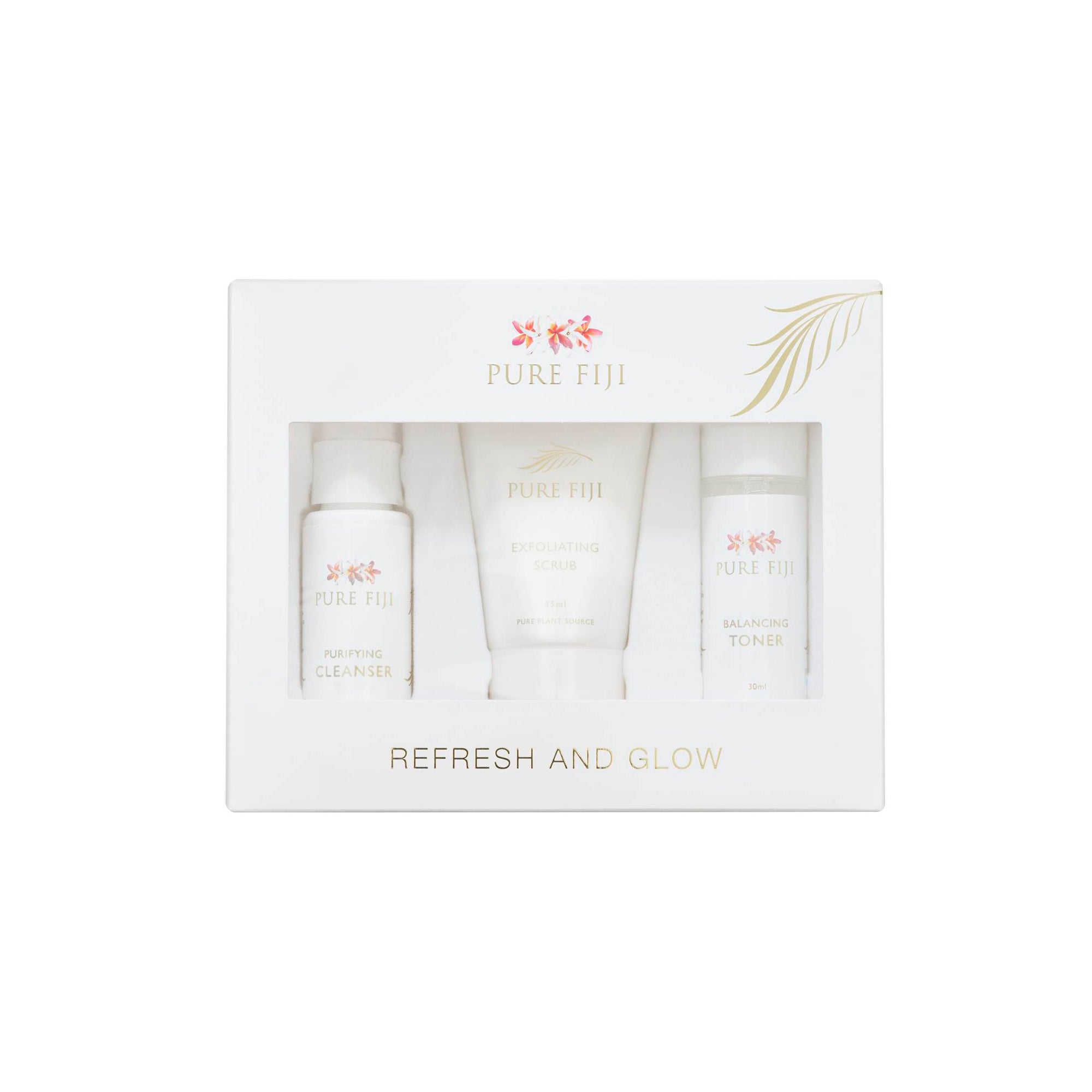 Pure Fiji Refresh & Glow Facial Set