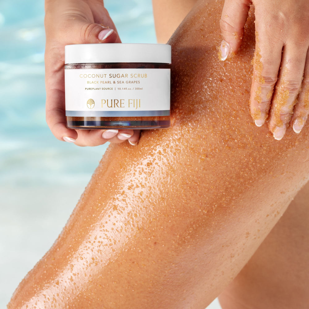 Black Pearl & Sea Grapes Sugar Scrub (10oz/300ml)