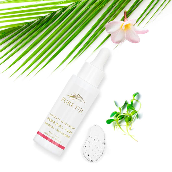 Pure Fiji Glycolic Overnight Renewal Peel With Mandelic + Niacinamide
